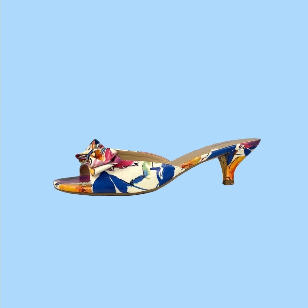 The Polka Kitten Heels